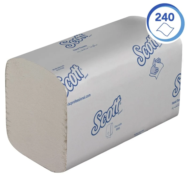 Scott Control Falthandtücher Multifold, 1-lagig, 31,8 x 20 cm