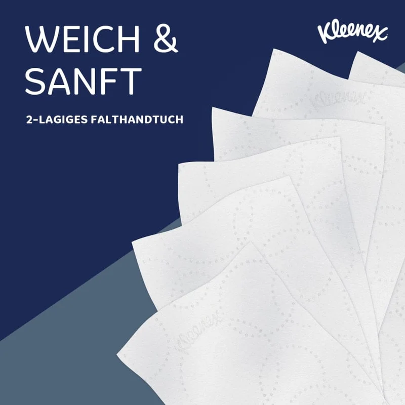 Kleenex Ultra Handtuchpapier Interfold, 3-lagig, 31,8 x 21,5 cm