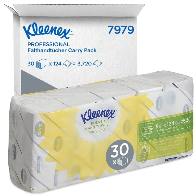 Kleenex Ultra Handtuchpapier Interfold, 2-lagig, 31,8 x 21,5 cm