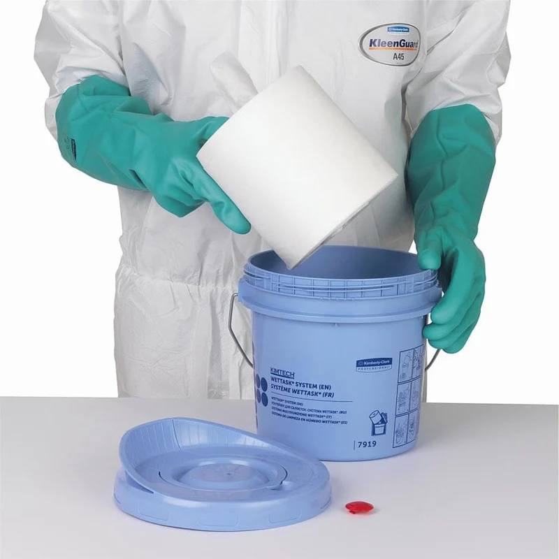 WypAll Wettask Rollen-Wischtuchspender, blau