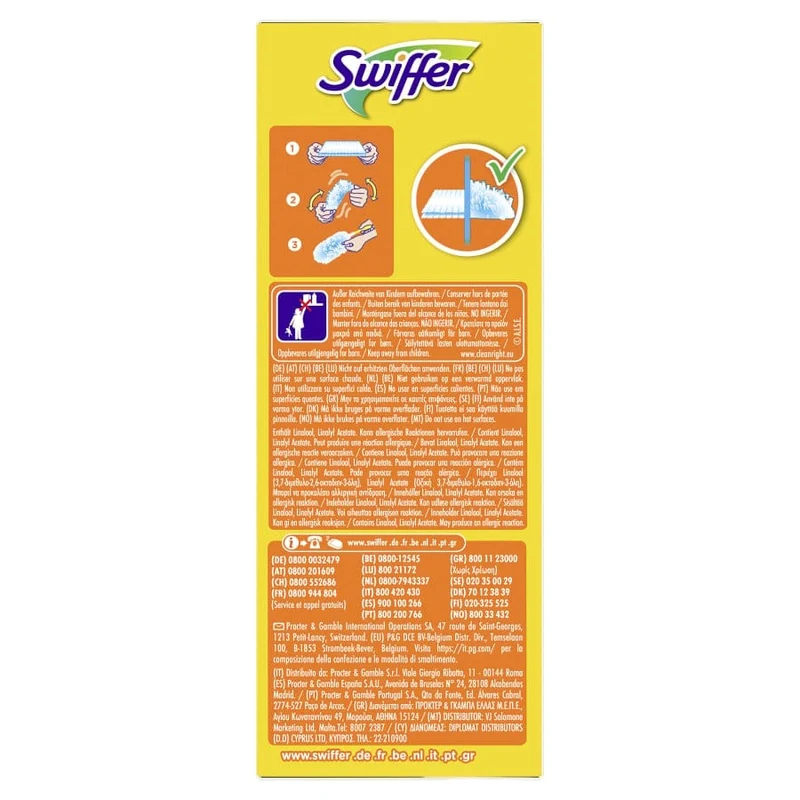 Swiffer Staubmagnet Nachfülltücher mit Duft, 9 Stück