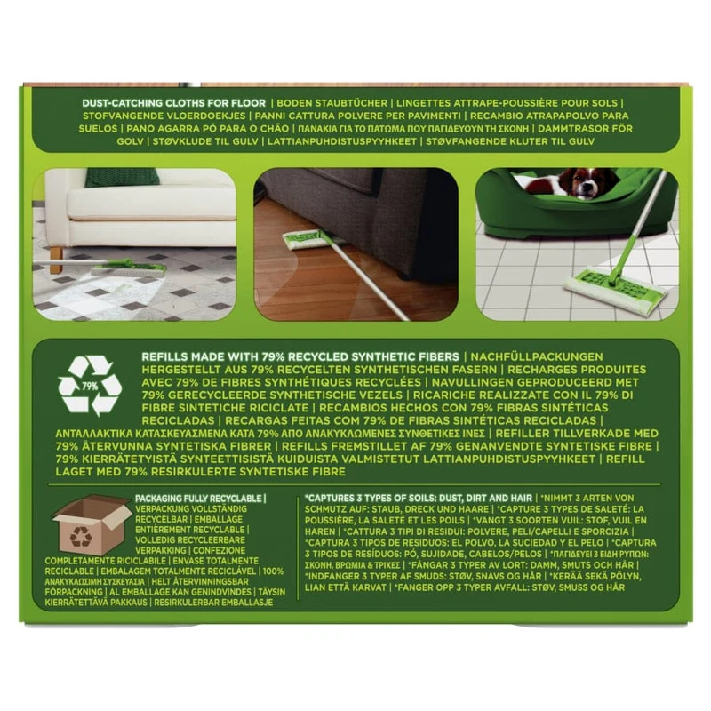 Swiffer Dry Bodenwischtücher trocken, Nachfüllpackung