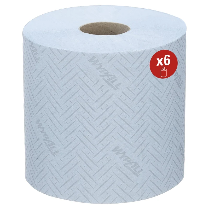 WypAll L20 Wischtücher Zentralentnahme, blau, 2-lagig