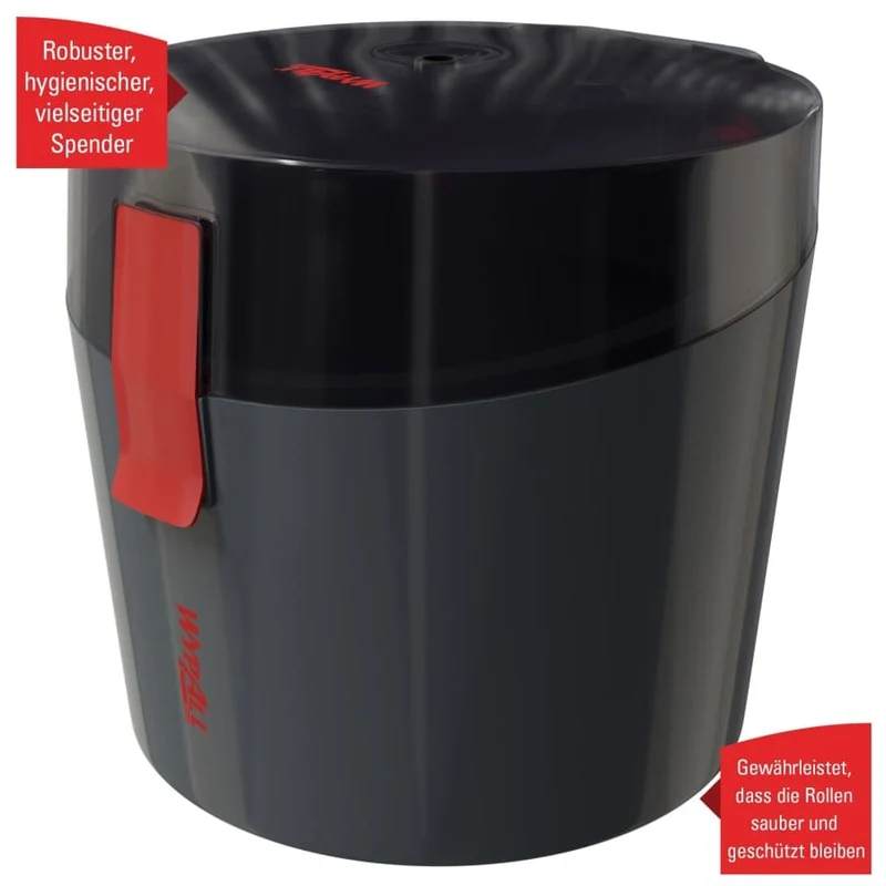 WypAll Reach PLUS Wischtuchspender Zentralentnahme, schwarz