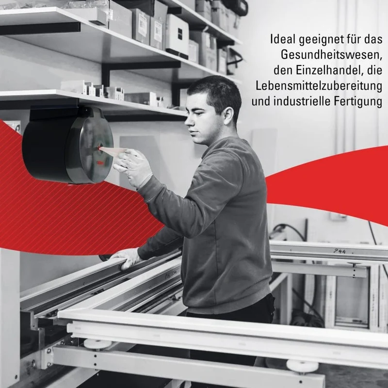 WypAll Reach PLUS Wischtuchspender Zentralentnahme, schwarz