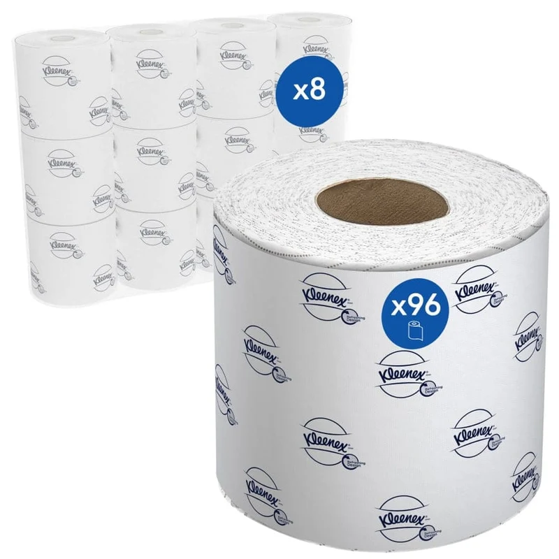 Kleenex Toilettenpapier 2-lagig, 250 Blatt