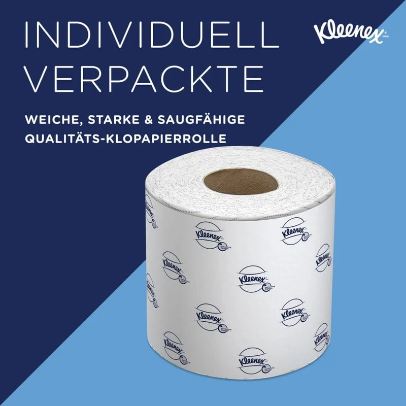 Kleenex Toilettenpapier 2-lagig, 250 Blatt