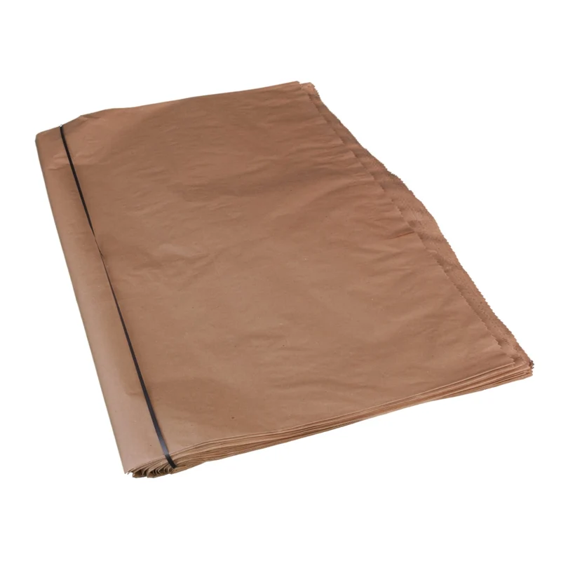 Funny Papier-Müllsäcke 2-lagig, braun, unbedruckt, 120 l, 700 x 950 + 220 mm