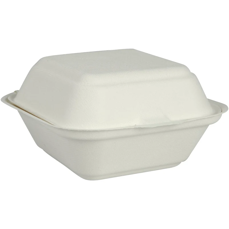 ABENA Burgerbox Bagasse, weiß