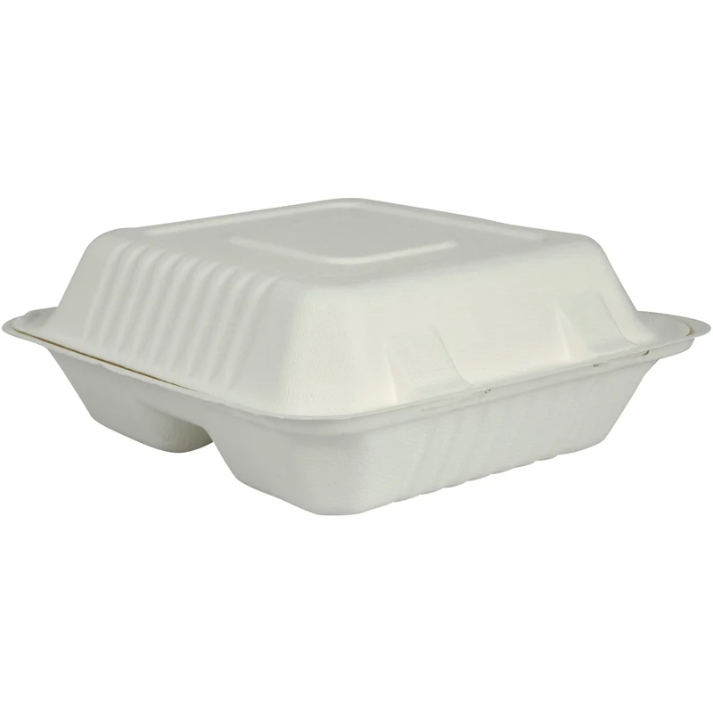 ABENA Menübox, Bagasse, 3-geteilt