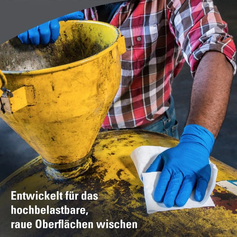 WypAll X80 Power Clean Wischtücher viertelgefaltet, weiß