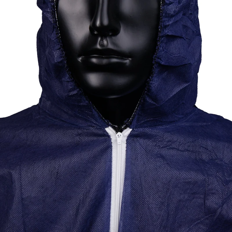 AMPri MED-COMFORT Einwegoverall Kapuze PP blau