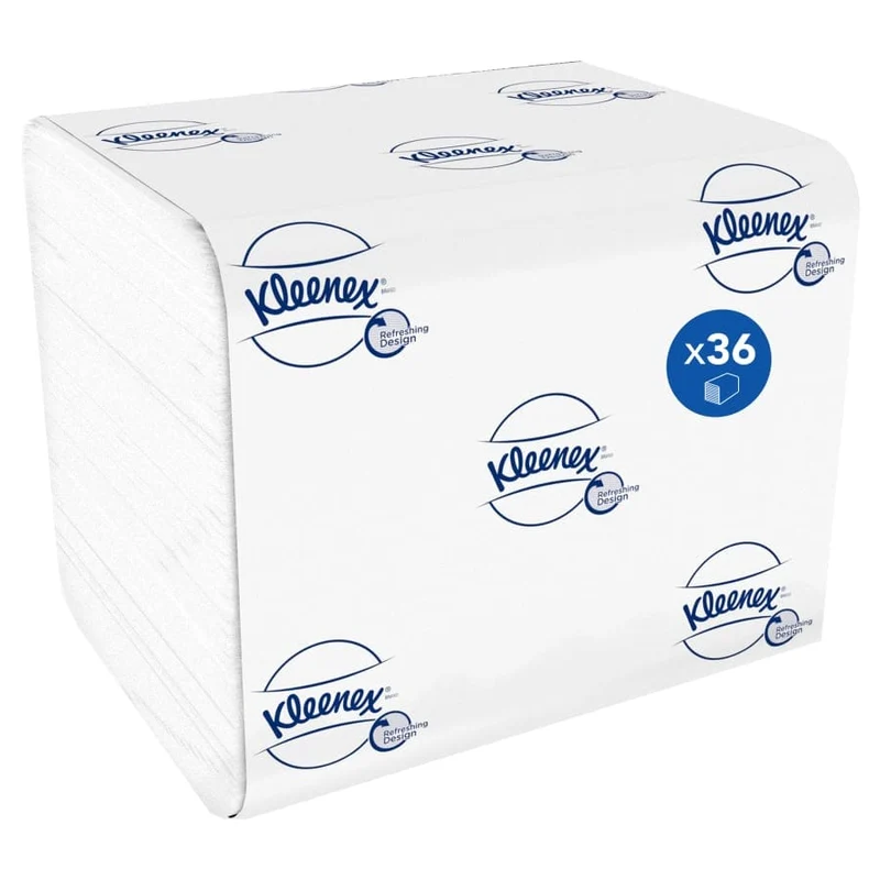 Kleenex Einzelblatt-Toilettenpapier 2-lagig, 200 Blatt