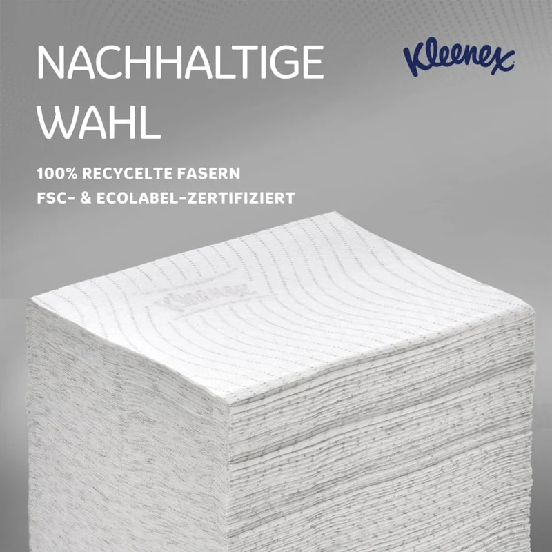Kleenex Einzelblatt-Toilettenpapier 2-lagig, 200 Blatt