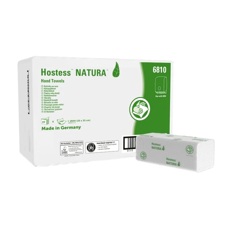 Hostess Natura Falthandtücher C-Falz, 2-lagig, 25 x 33,3 cm