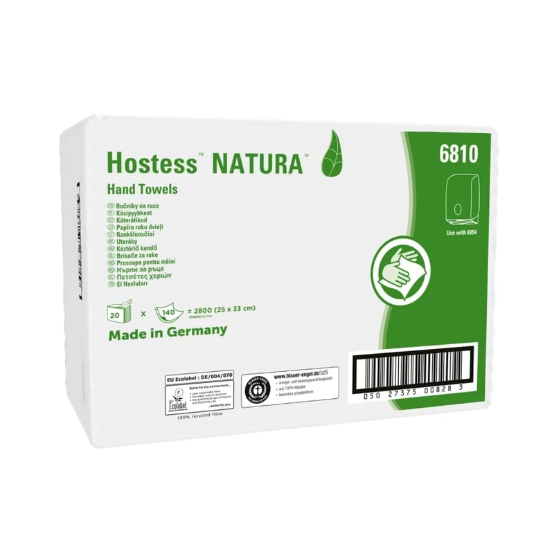 Hostess Natura Falthandtücher C-Falz, 2-lagig, 25 x 33,3 cm