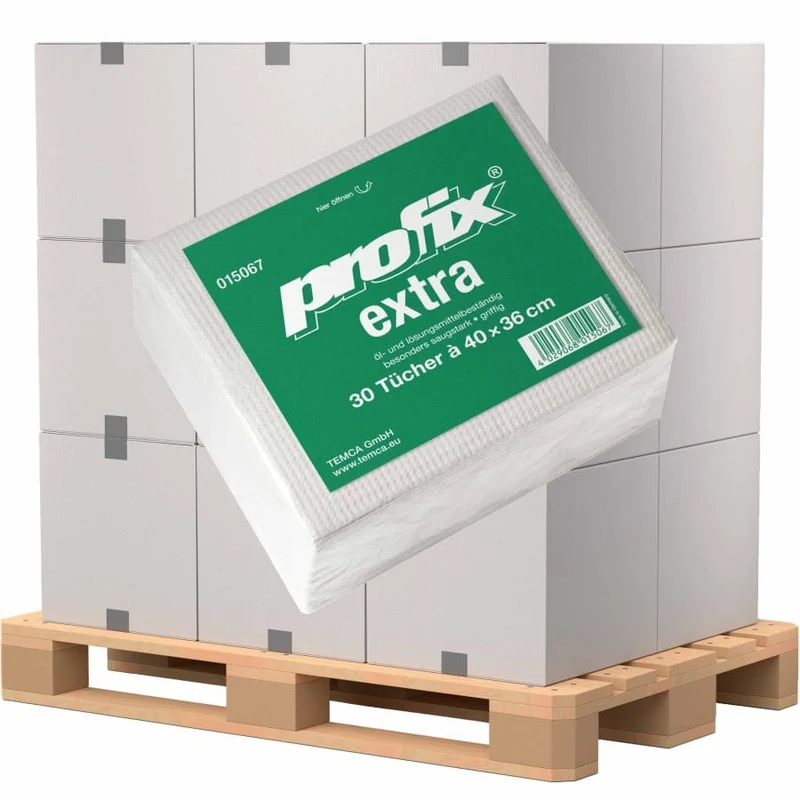 profix extra Wischtücher, 36 x 40 cm, 4-lagig, naturweiß