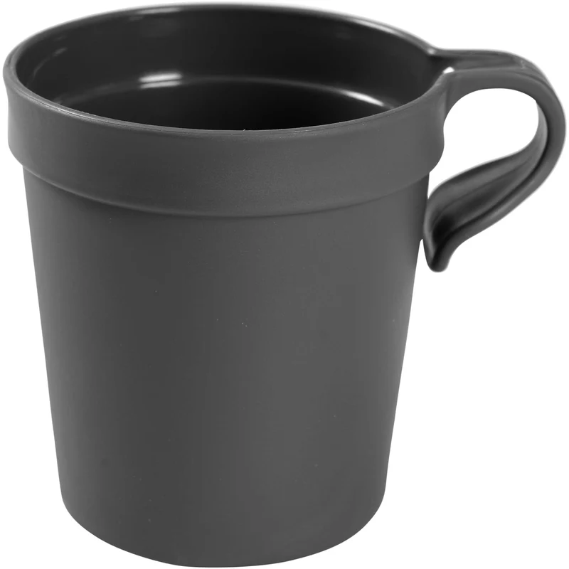ABENA Mehrweg Tasse mit Henkel, 250 ml, grau