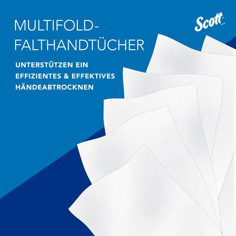 Scott Multifold Papierhandtücher, 1-lagig, 23,8 x 20,6 cm