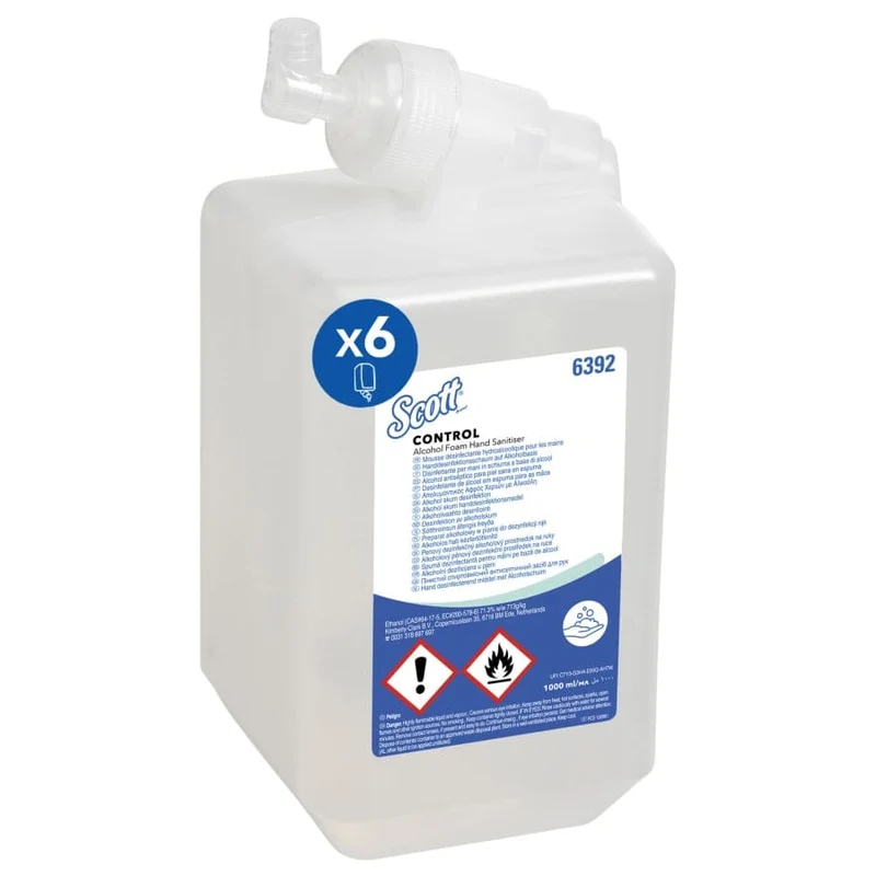 Scott Control Handdesinfektionsschaum, parfümfrei, mit Aloe Vera