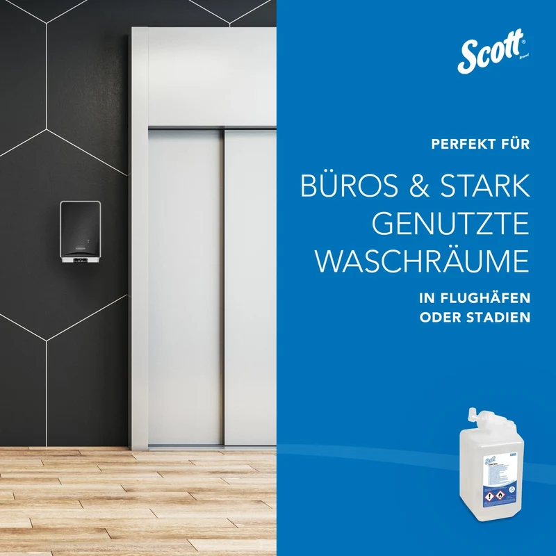 Scott Control Handdesinfektionsschaum, parfümfrei, mit Aloe Vera