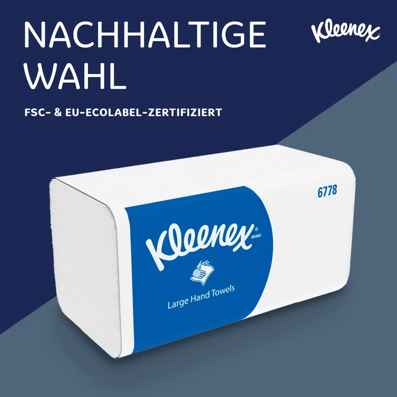 Kleenex Falthandtuchpapier Interfold, 2-lagig, weiß
