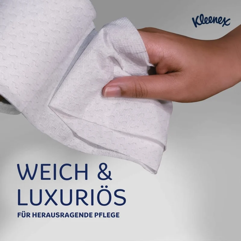 Kleenex Toilettenpapier 4-lagig, 160 Blatt, weiß