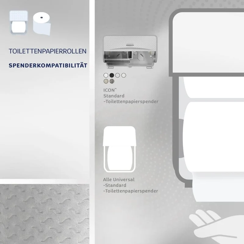 Kleenex Toilettenpapier 4-lagig, 160 Blatt, weiß