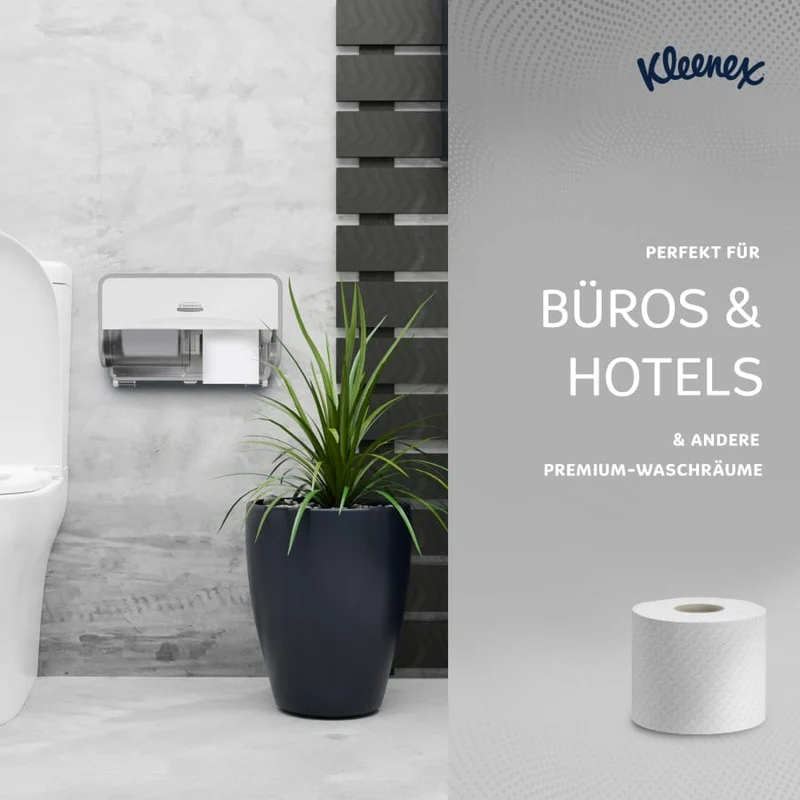 Kleenex Toilettenpapier 4-lagig, 160 Blatt, weiß