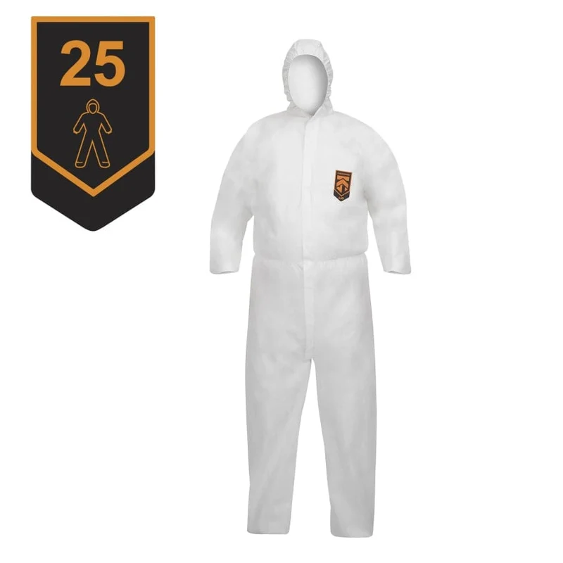 Kleenguard A40 Schutzanzug mit Kapuze, weiß Typ 5/6
