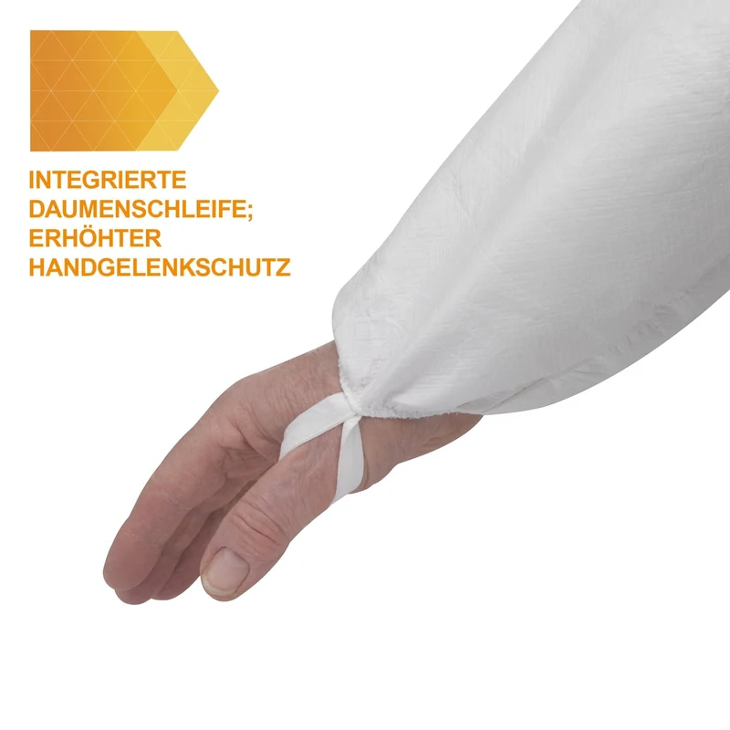 Kleenguard A40 Schutzanzug mit Kapuze, weiß Typ 5/6