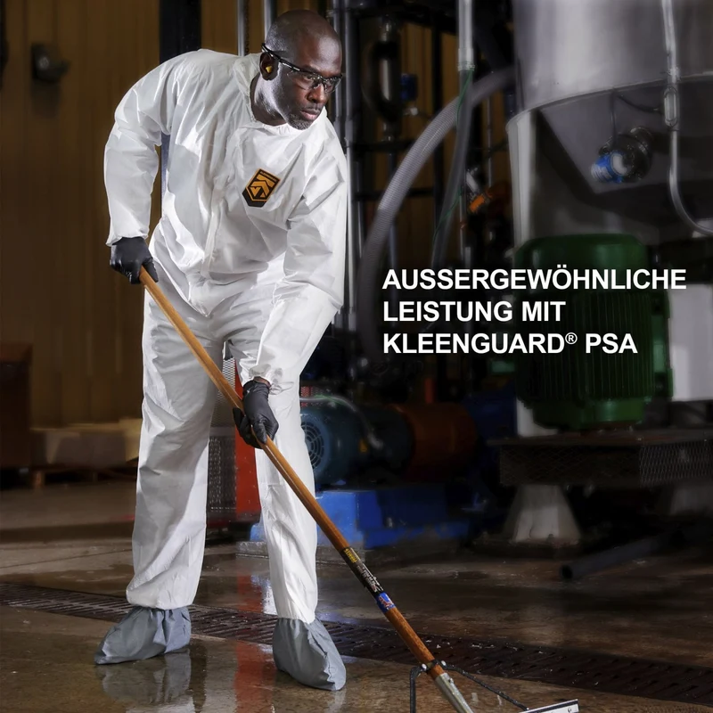 Kleenguard A40 Schutzanzug mit Kapuze, weiß Typ 5/6