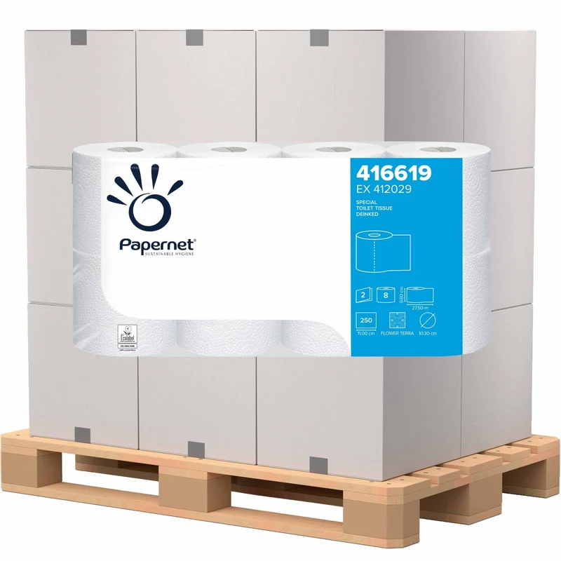 Papernet Toilettenpapier 2-lagig Recycling, 250 und 500 Blatt