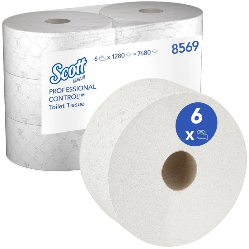 Scott Control Toilettenpapier Zentralentnahme 2-lagig, 314 m