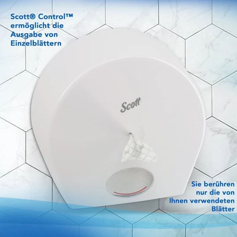 Scott Control Toilettenpapier Zentralentnahme 2-lagig, 314 m