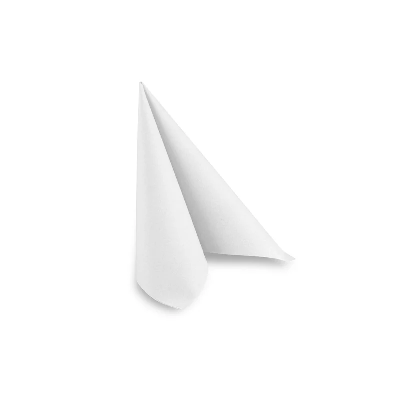 Quicky Airlaid-Servietten, 40 x 40 cm, 1/4 Falz, weiß und creme