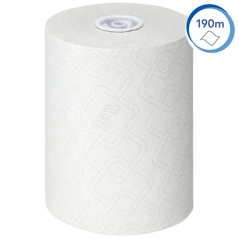 Scott Essential Slimroll Handtuchrolle, 190 m, weiß oder blau