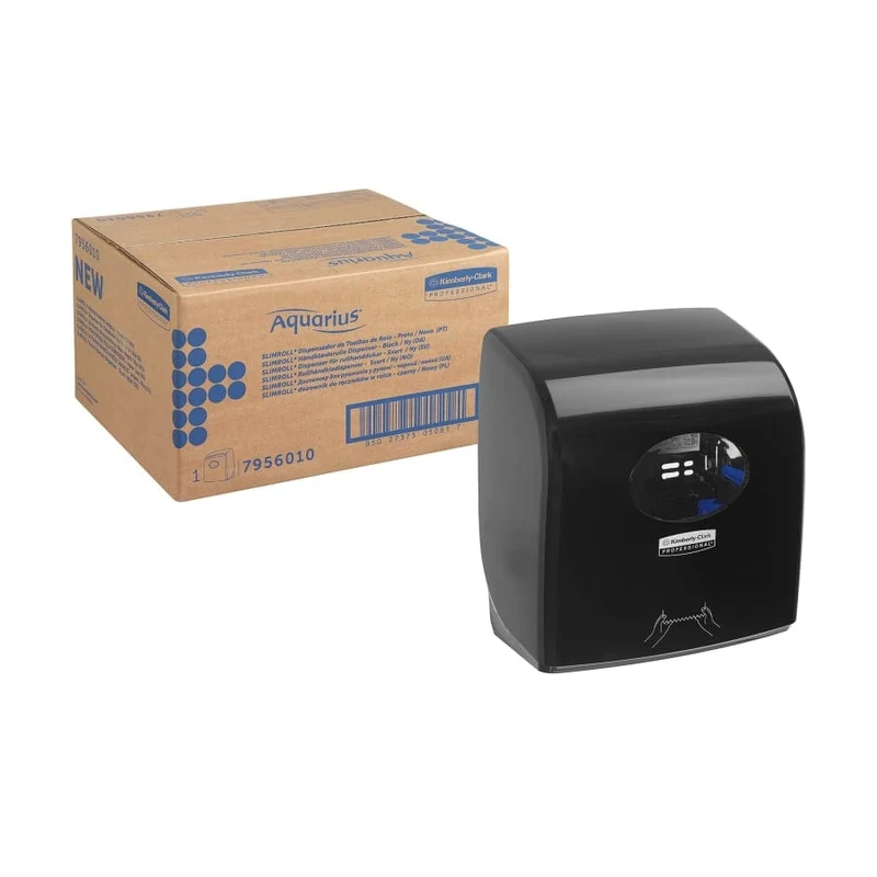 Aquarius Slimroll Rollenhandtuchspender, weiß oder schwarz