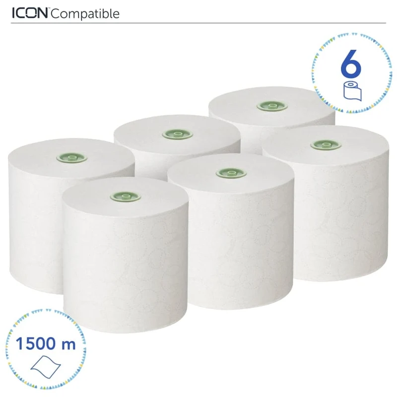 Kleenex Handtuchrolle E-Roll 1-lagig, 250 m, weiß