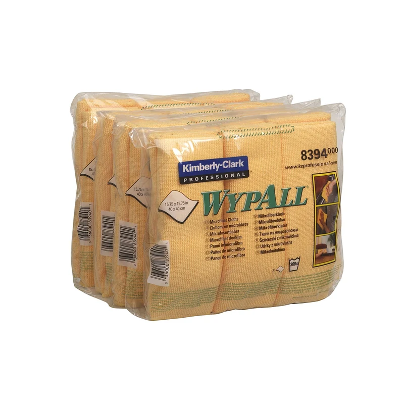 WypAll Mikrofasertücher 40 x 40 cm, vier Farben
