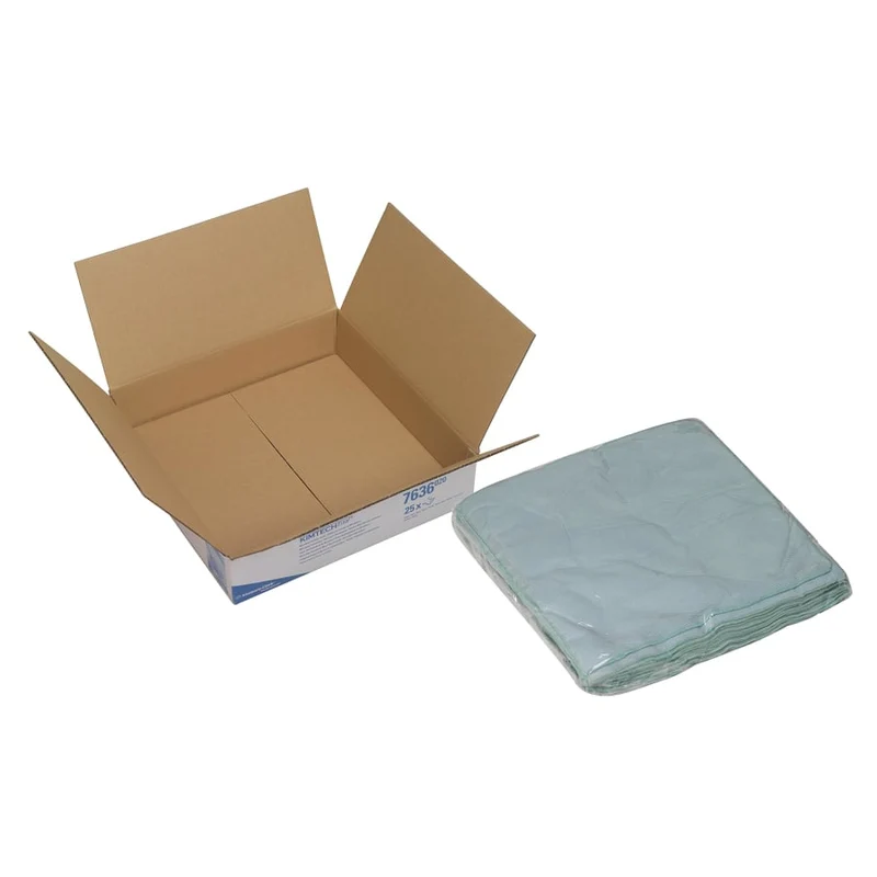 Kimtech Mikrofaser-Poliertücher 39 x 39 cm, blau und grün