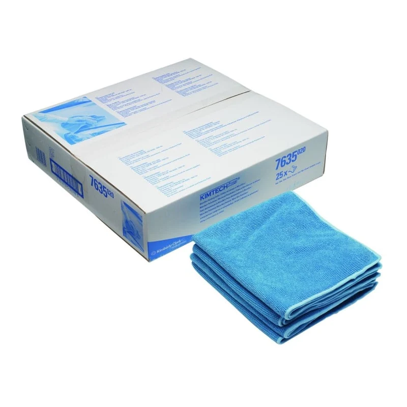 Kimtech Mikrofaser-Poliertücher 39 x 39 cm, blau und grün