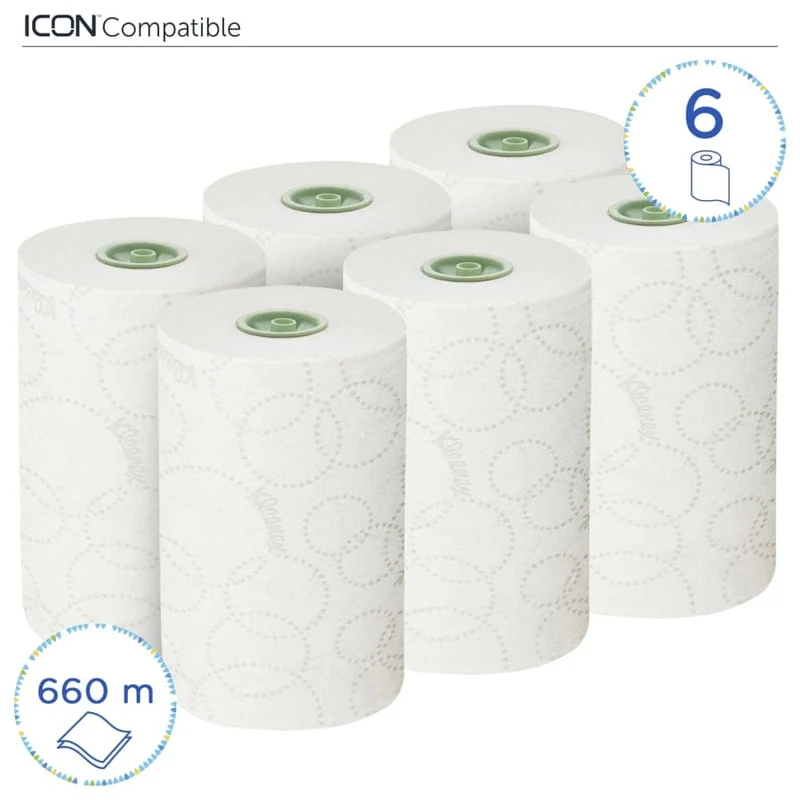 Kleenex Ultra Slimroll Handtuchrolle E-Roll 2-lagig, 110 m