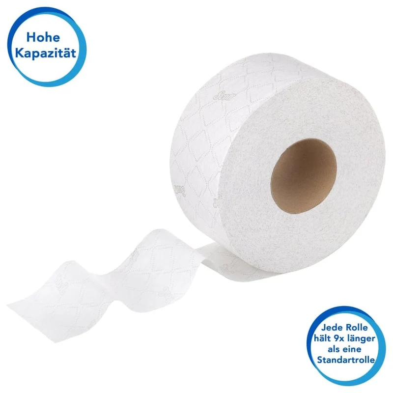 Scott Essential Jumbo-Toilettenpapier 2-lagig, 380 m