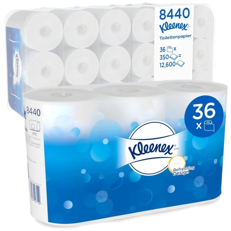 Kleenex Toilettenpapier 3-lagig, 350 Blatt