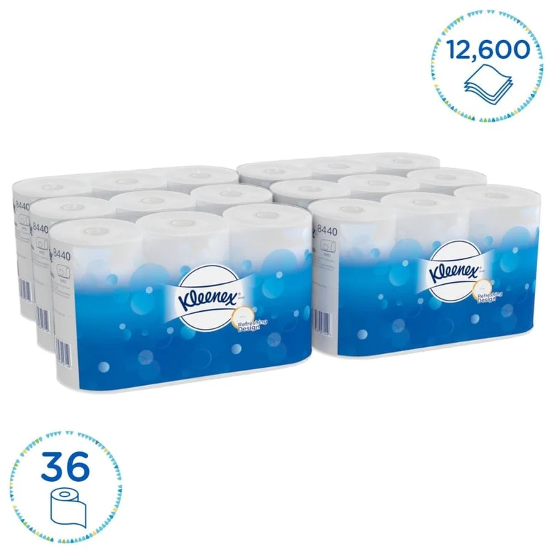 Kleenex Toilettenpapier 3-lagig, 350 Blatt
