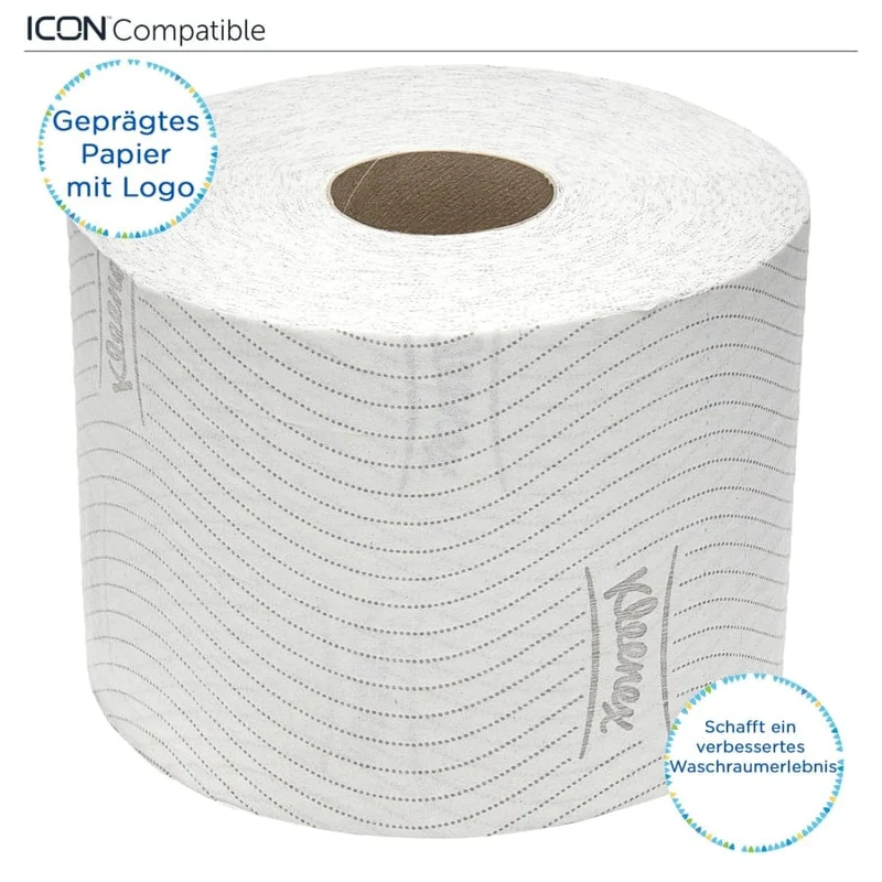 Kleenex Toilettenpapier 2-lagig, 600 Blatt