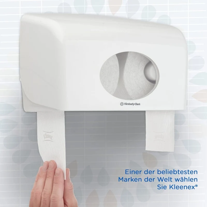 Kleenex Toilettenpapier 2-lagig, 600 Blatt
