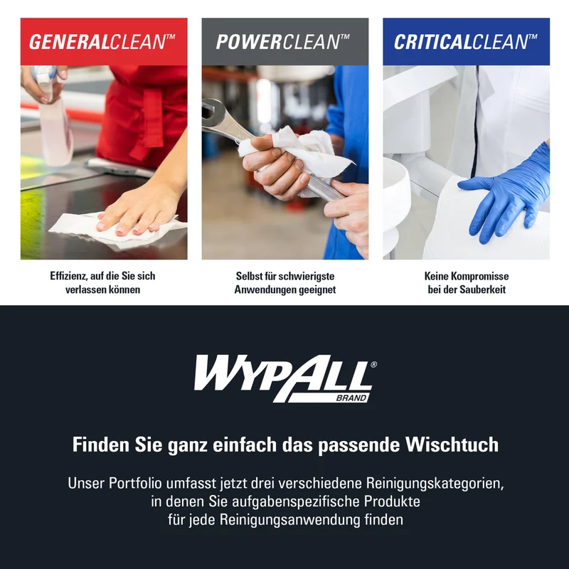 WypAll Power Clean Reinigungstücher Spendereimer, 90 Tücher