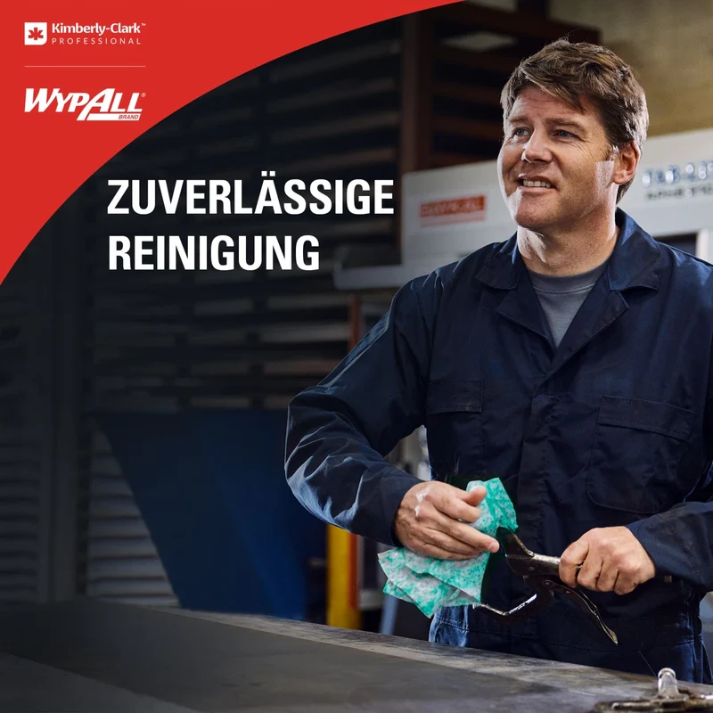 WypAll Power Clean Reinigungstücher Spendereimer, 90 Tücher